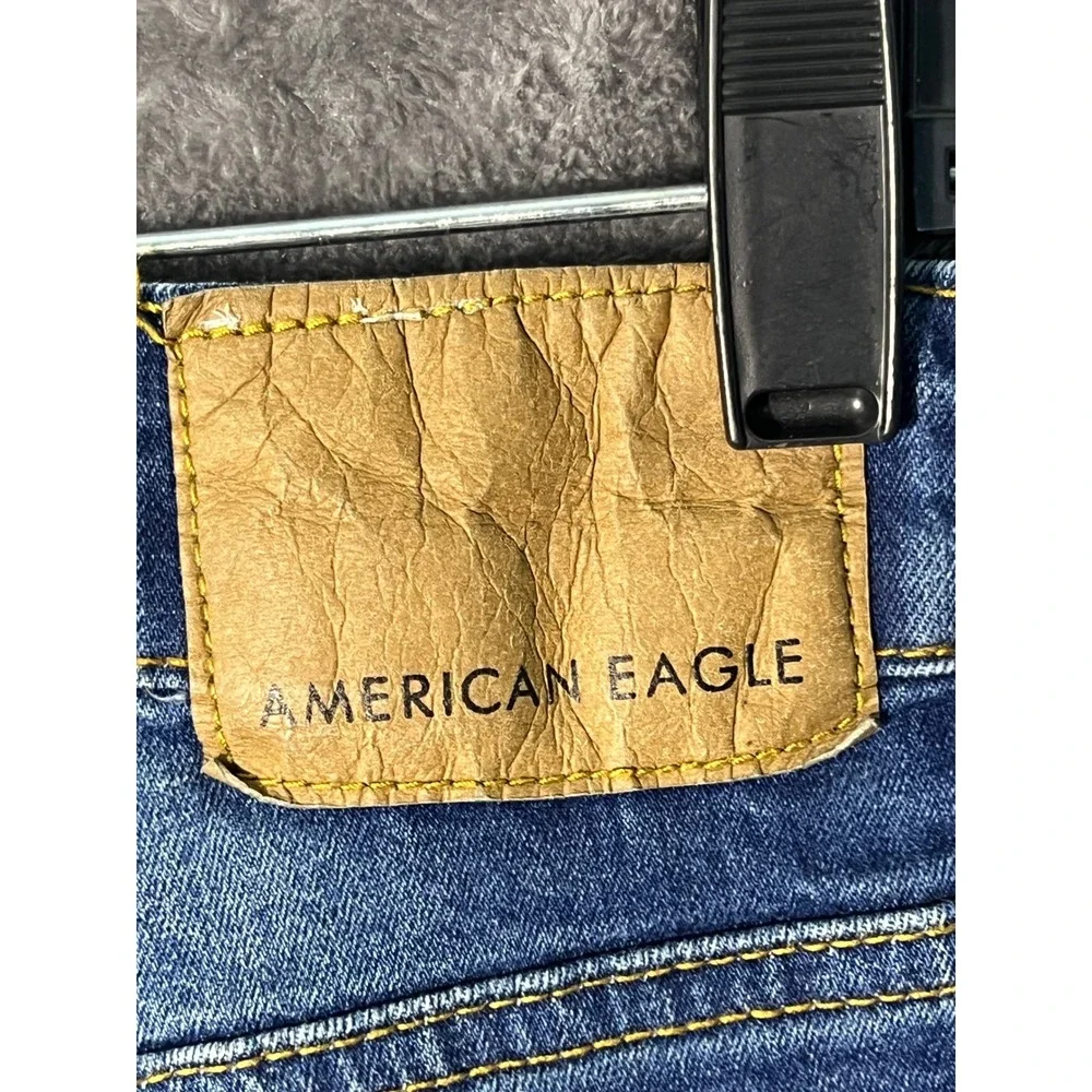 American Eagle Flex Medium Wash Slim Stretch Denim Jeans Mens 32x26